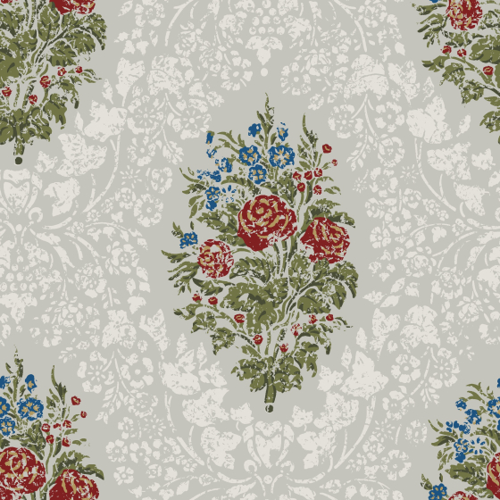 Viktoria Historiska Tapeter, Mörkgrå