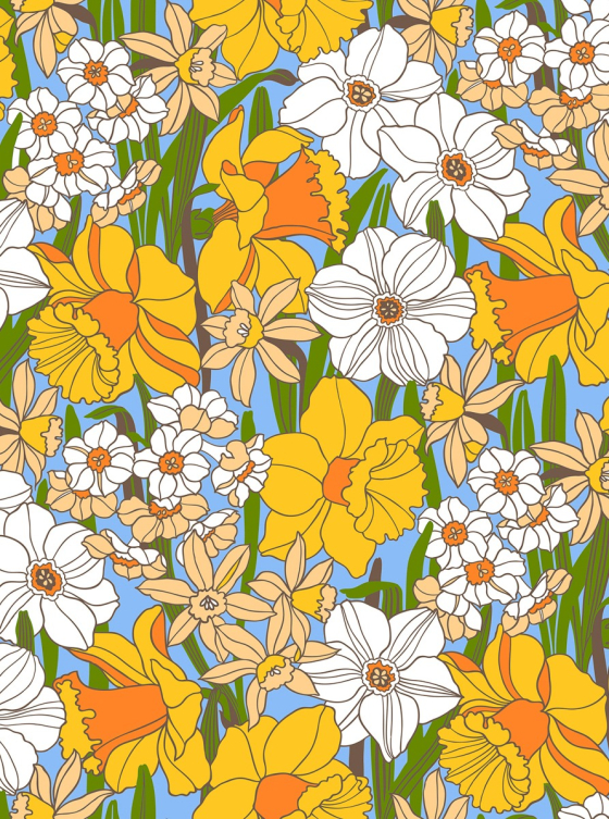 Easter Parade, Blue multi